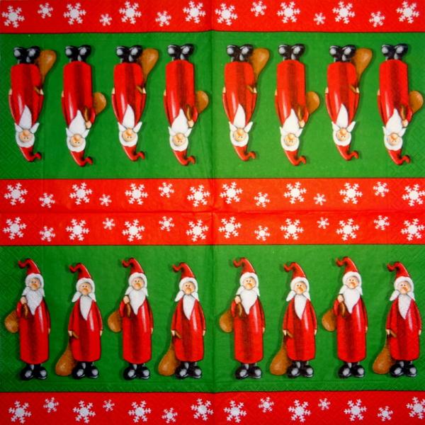 NW-183 Santa - 3-ply (green) - Paper Design